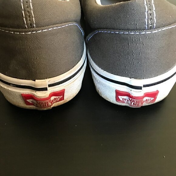 Lightly Worn Size 11 Gray Vans Sneakers - Picture 7 of 9
